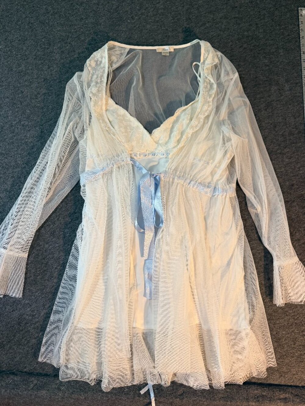 Flora Dress and Sheer Robe Set